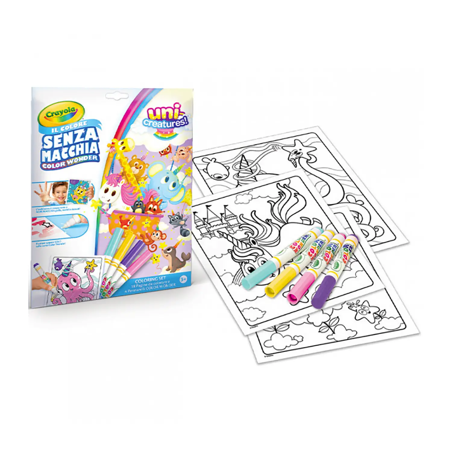 Color Wonder Album Da Colorare Con Pennarelli Magici - Manuali per attività creative