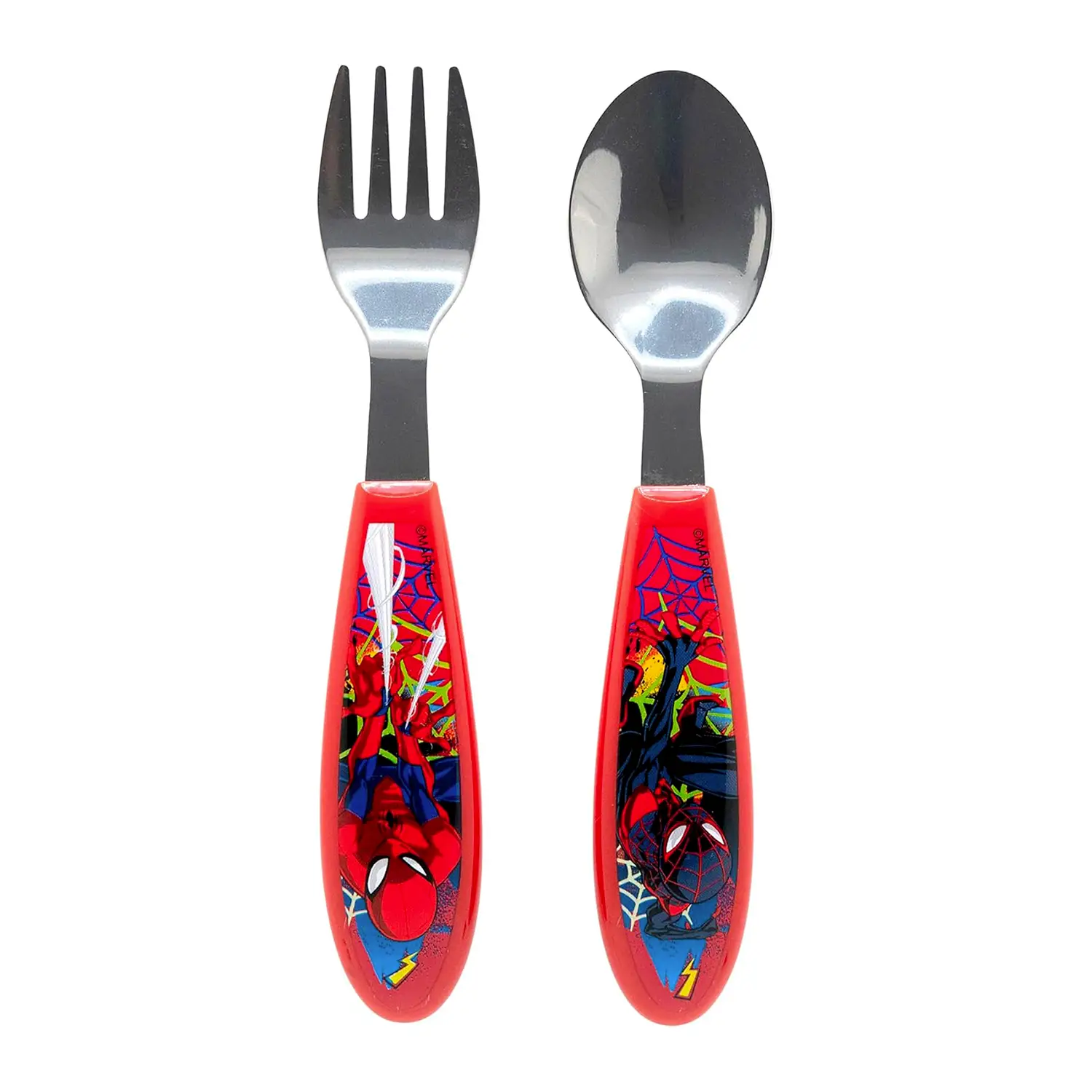 Spiderman Set 2 Posate In Acciaio -