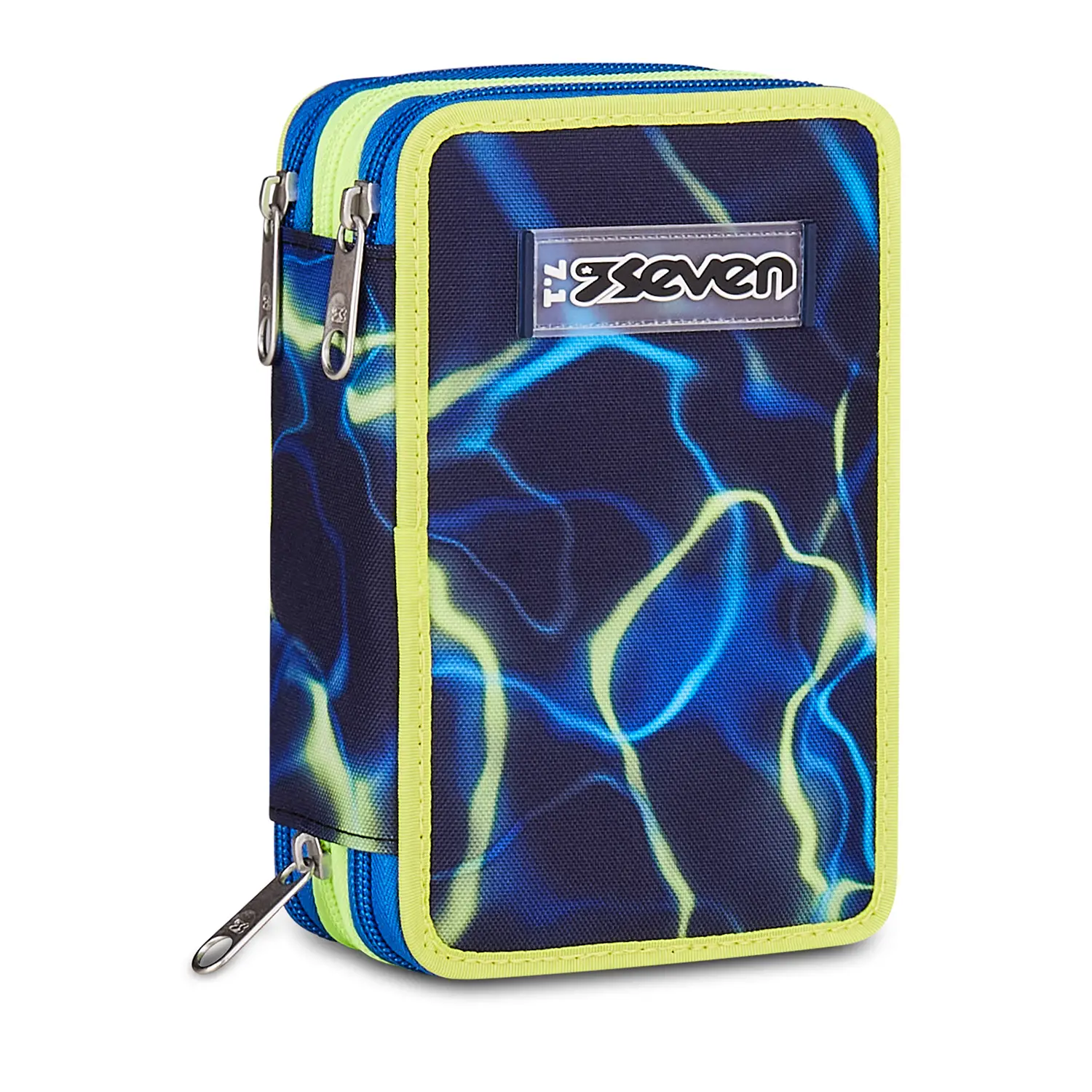 Astuccio 3 Zip Seven Electricvibe Boy 45pz - astucci colori