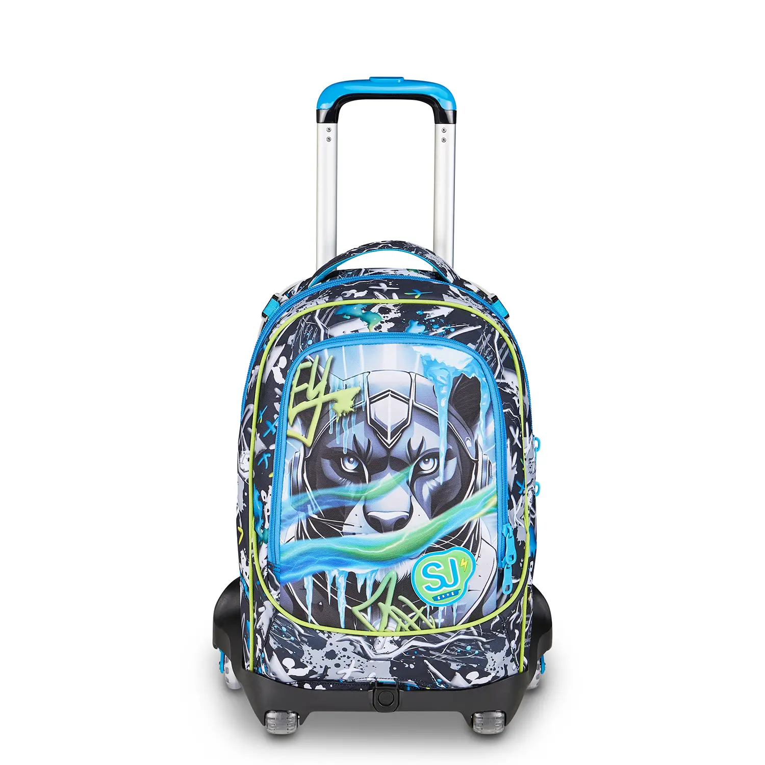 Sj Gang Glace Panther Boy Zaino 34 Litri con Trolley Jack-8wd - zaini trolley