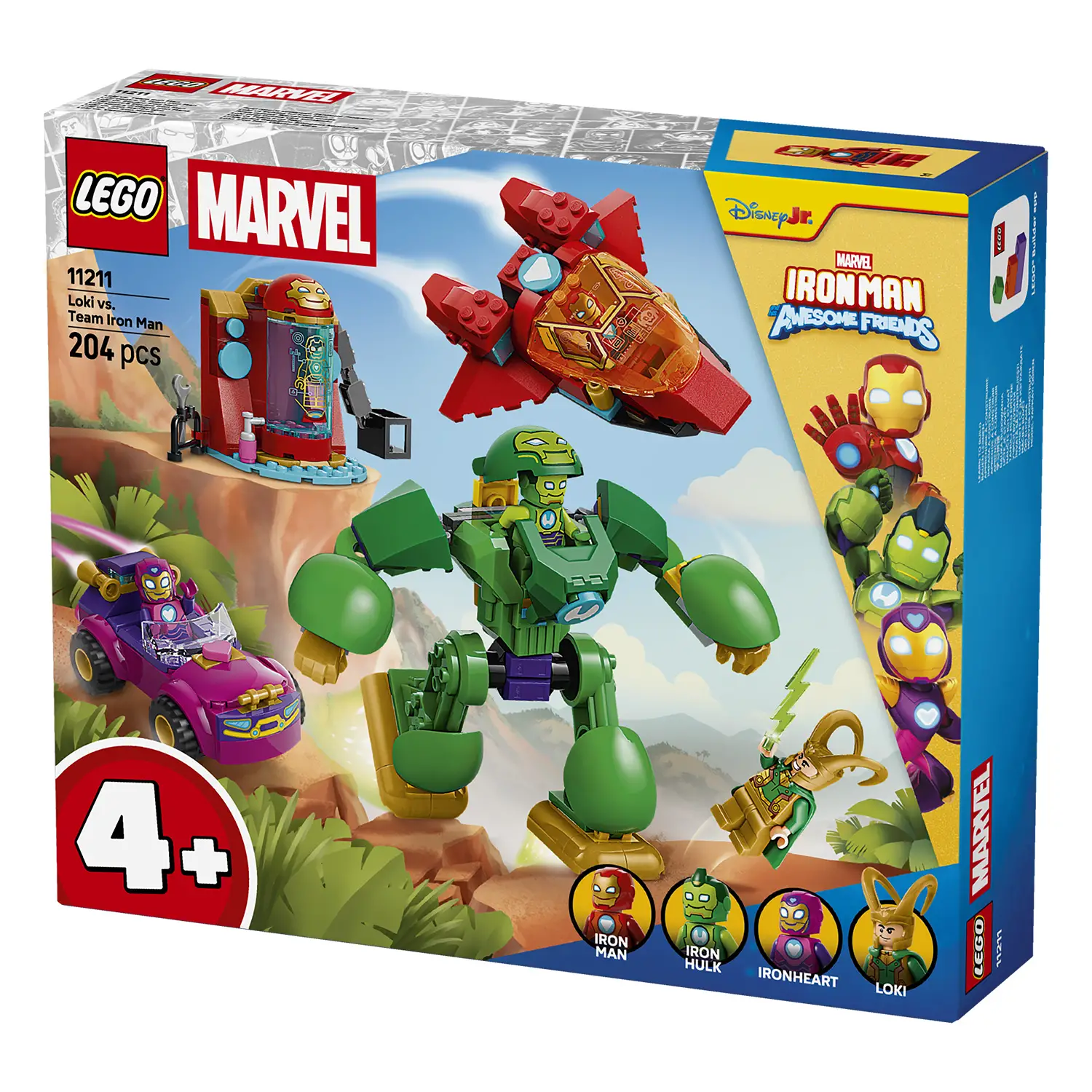 LEGO Marvel Loki vs Team Iron Man 11211 Gioco 4+ - lego
