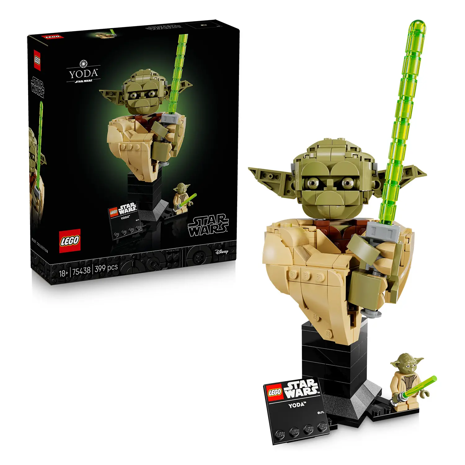 LEGO Star Wars 75438 Busto Yoda 399 Pezzi - lego