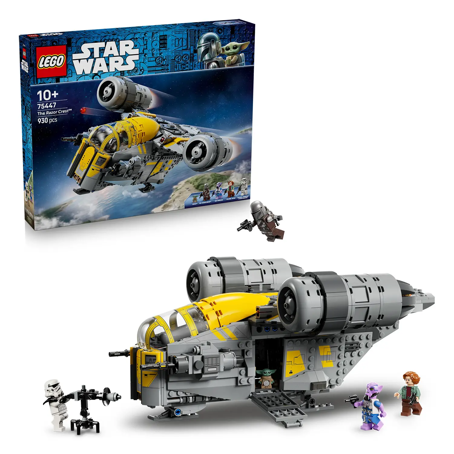 LEGO Star Wars 75447 Razor Crest Astronave 930 Pezzi - lego