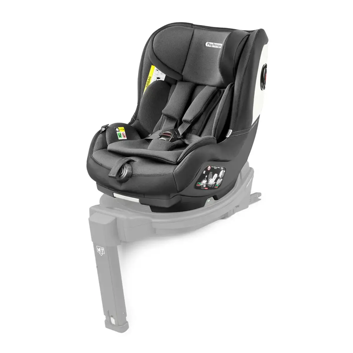 Seggiolino Auto Peg Perego Viaggio Giro Crystal Black 61-150cm - bambini 61-150 cm (4m-12 anni)