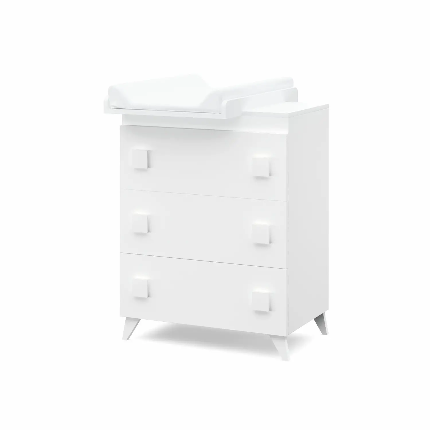 Mobiletto Fasciatoio Forever Bianco Con Prolunga di Erbesi - Zona cambio e bagno