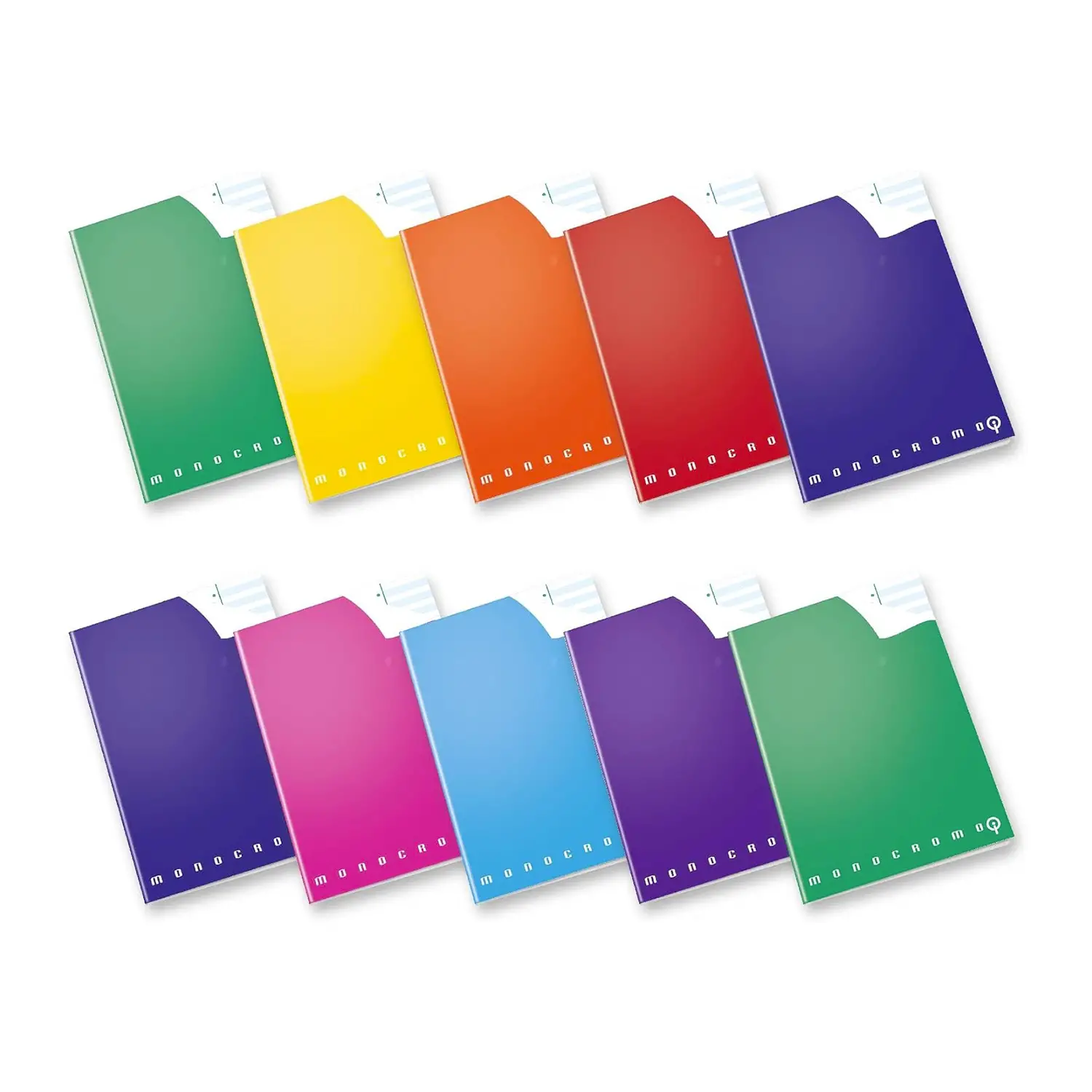 Quaderno Maxi Pigna Monocromo DSA - Rigatura QR Quadretto 5 mm E Righe - Cancelleria varia