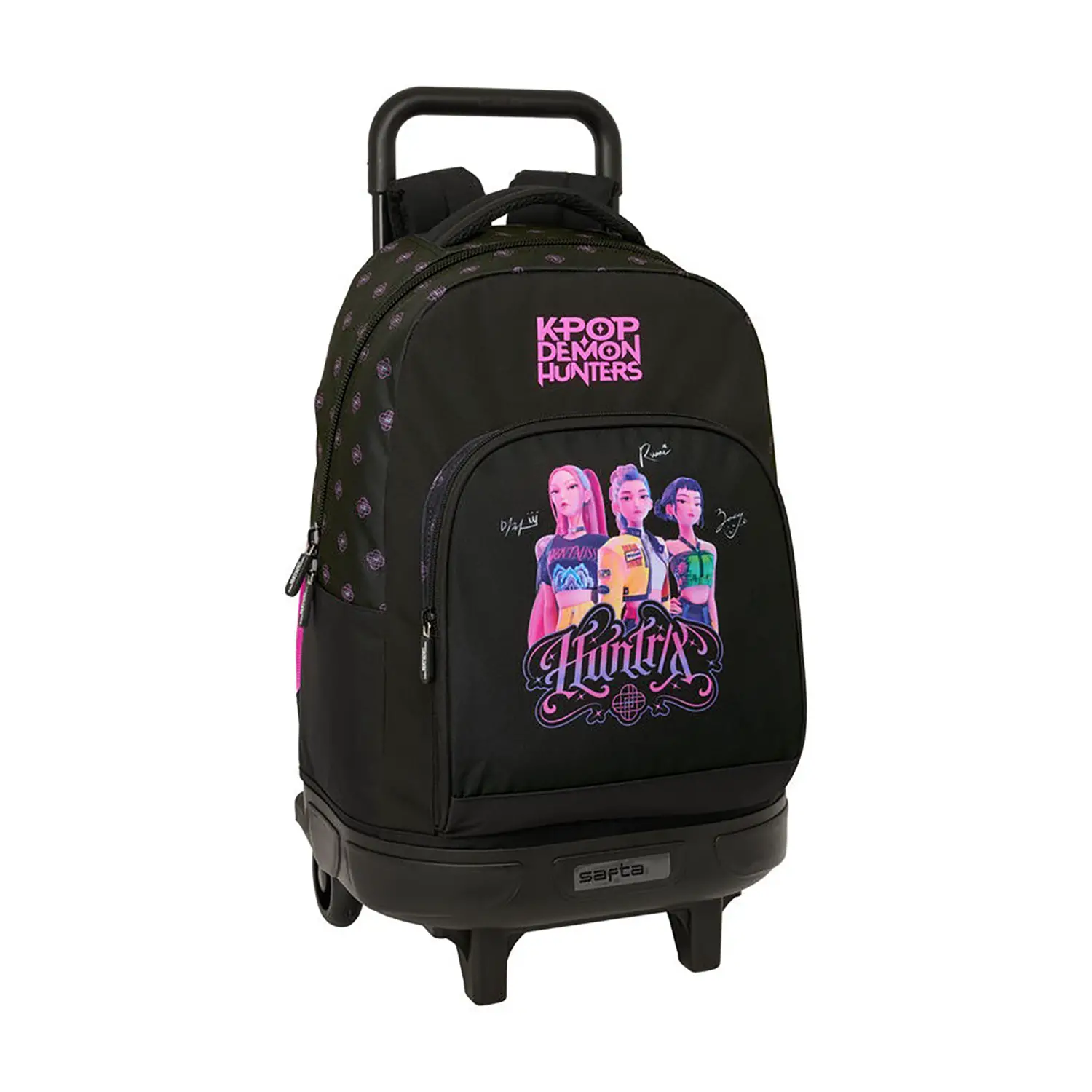 K Pop Demon Hunters Negra Zaino Trolley - zaini scuola