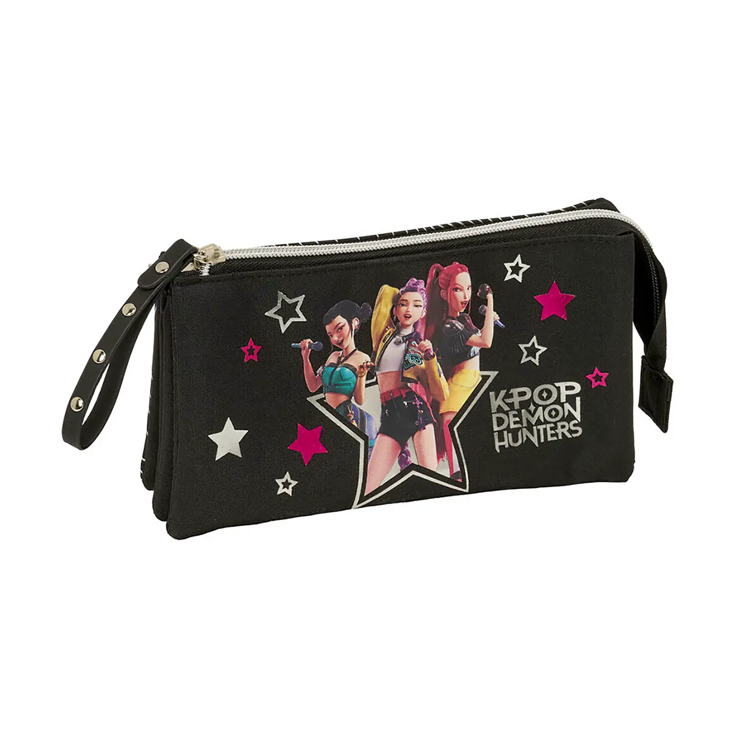 K Pop Demon Hunters Energy Bustina Tripla Zip - bauletti tombolini bustine