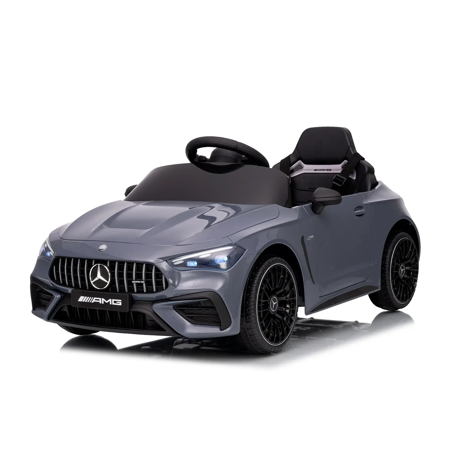Auto Elettrica Per Bambini Mercedes Cle Benz Grigia - auto
