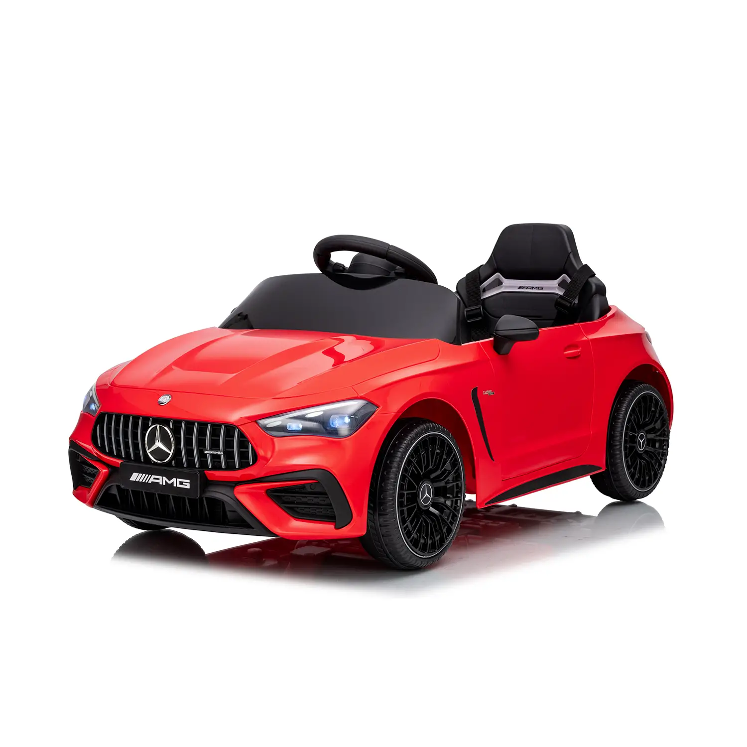 Auto Elettrica Per Bambini Mercedes Cle Benz Rossa - auto