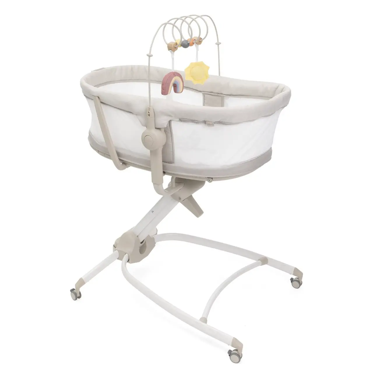 Chicco Baby Hug 4in1 Armonia Mother Pearl – Culla, Sdraietta, Seggiolone e Prima Sedia 0-36 Mesi - sdraiette