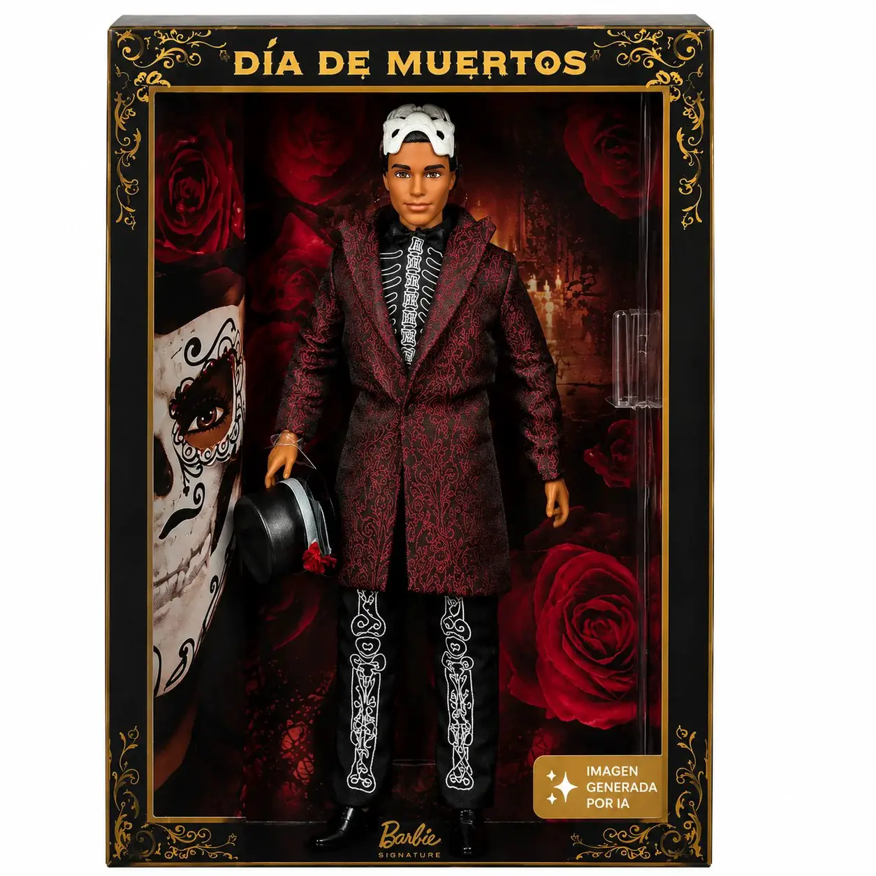 Ken Día de Muertos JJX97 - Bambola da Collezione Mattel - collezionabili bambina
