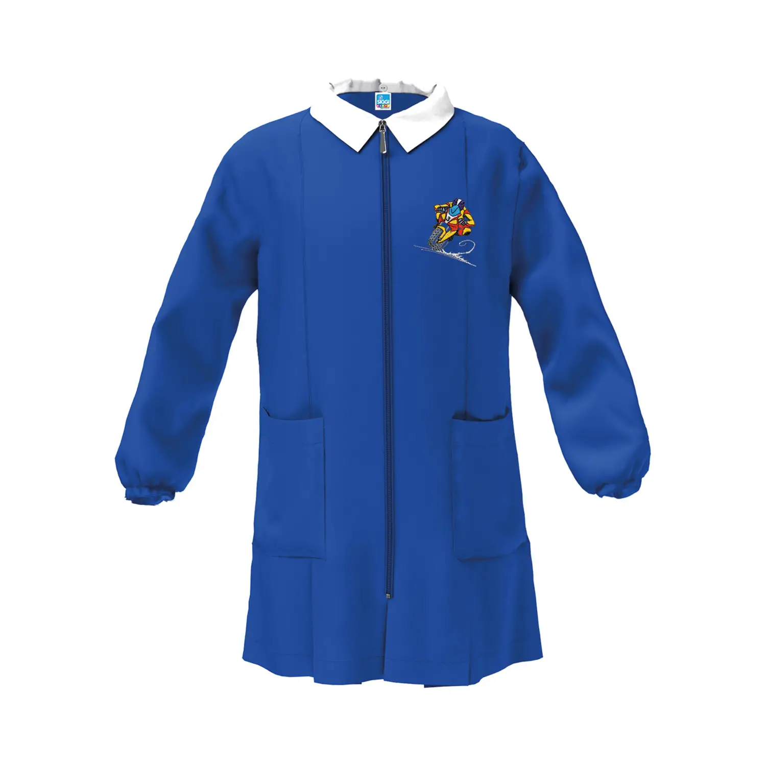 Grembiule Bambino Scuola Zip Game Blu 9 Anni - grembiuli scolastici