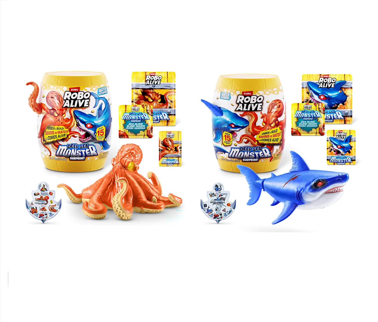 Robo Alive Deep Sea Monster - action figures ed accessori