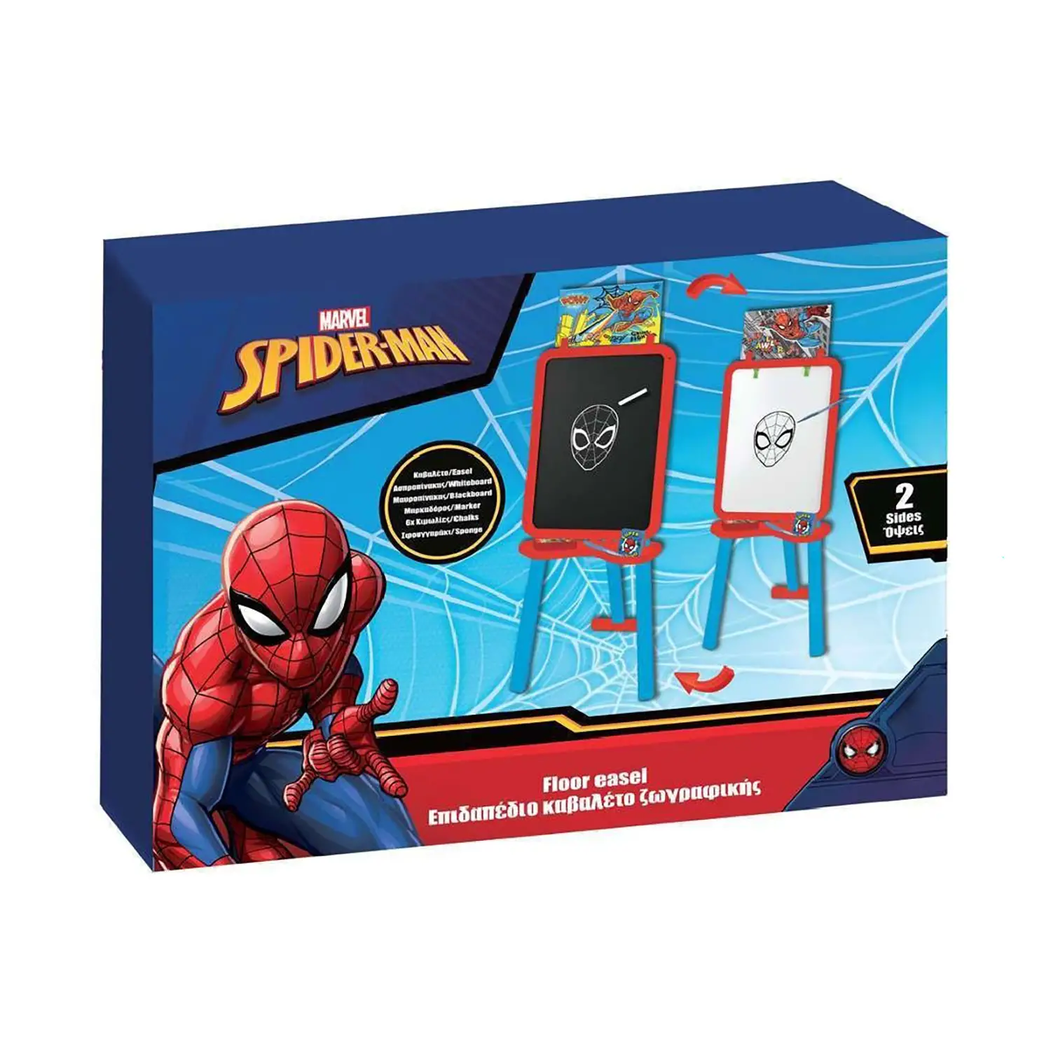 Spiderman Lavagnetta Doppia Facciata - lavagne banchi scuola