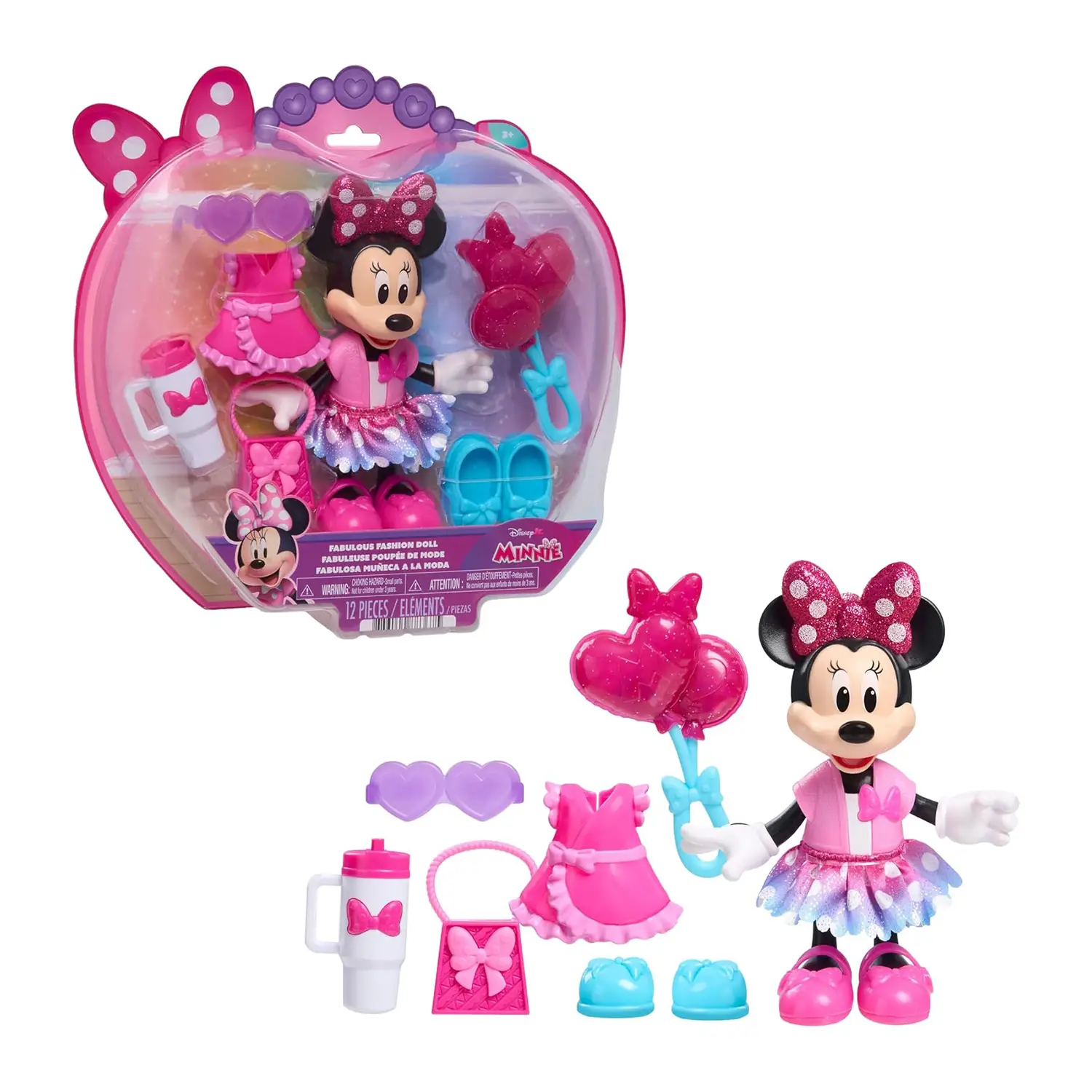 Bambola Fashion Minnie Mouse Fabulous Fashion | Just Play - play set