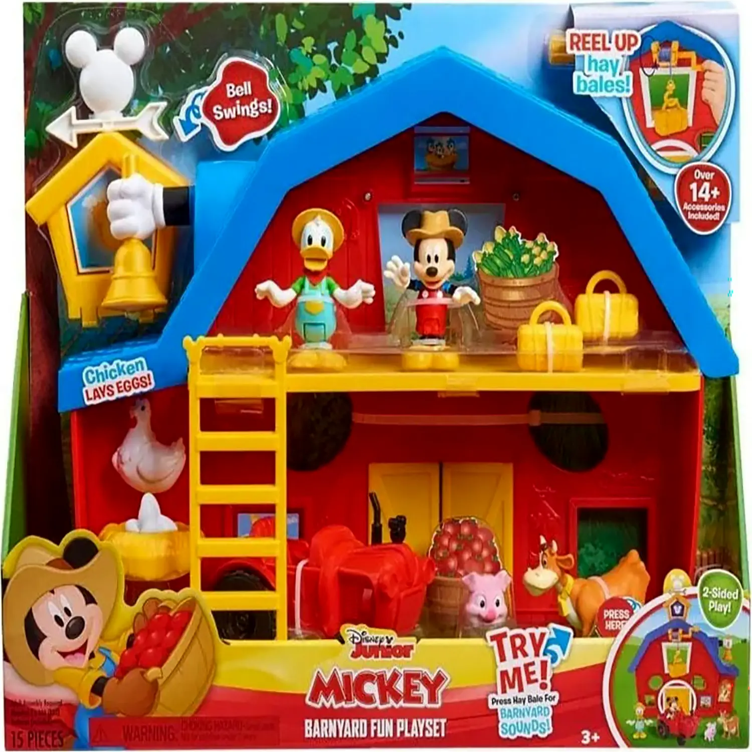 Mickey Mouse Barnyard Fun Playset Fattoria | Just Play - play set