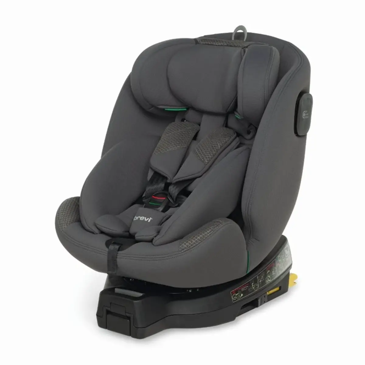 Seggiolino Auto Hop i-Size Grey 40-150 cm Girevole ISOFIX - bambini 40-150 cm (0-12 anni)