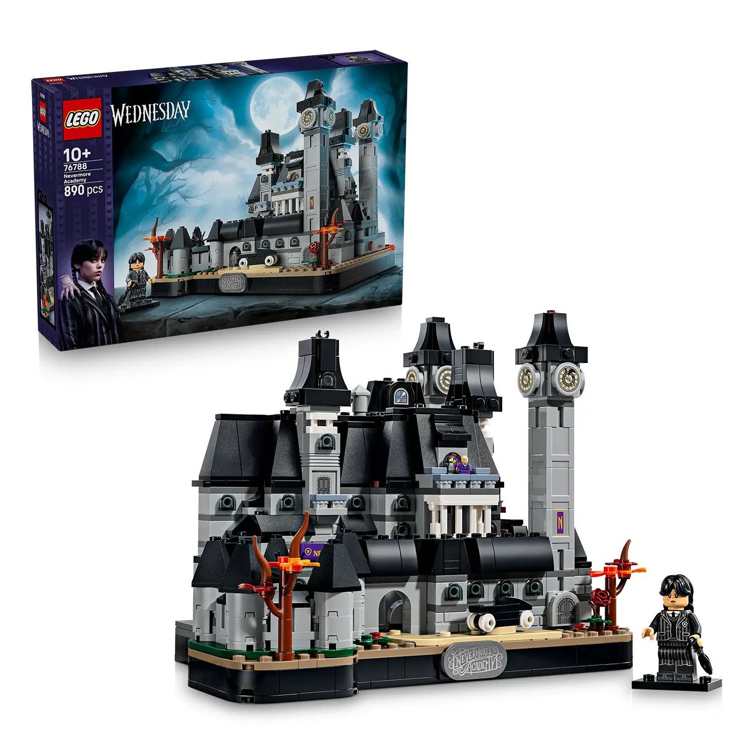 LEGO Wednesday Nevermore Academy 76788 - 890 Pezzi - lego