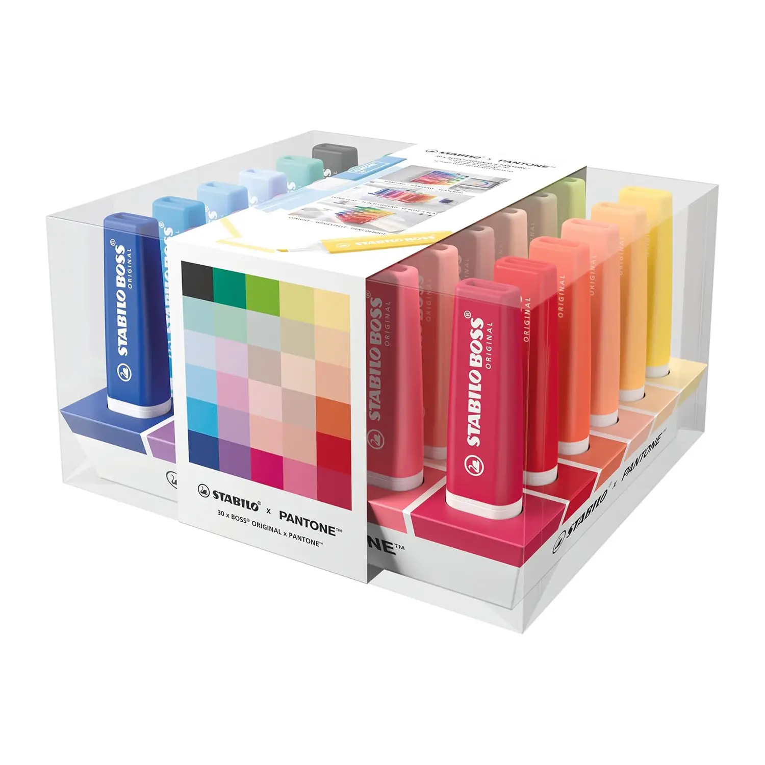 Stabilo Boss Original x Pantone Set 30 Evidenziatori - penne pennarelli ufficio