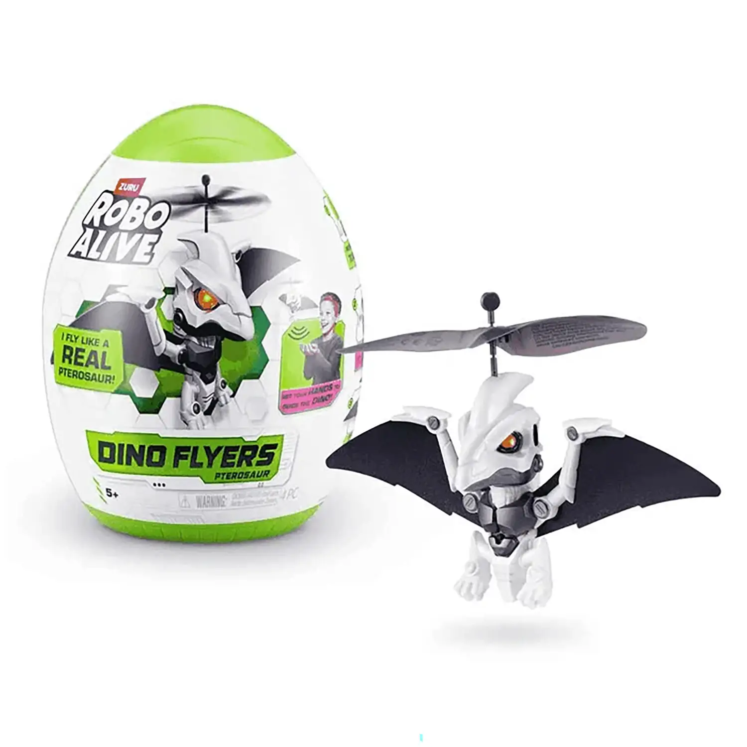 Robo Alive Dino Flyers Pterosauro Robot Volante - action figures ed accessori