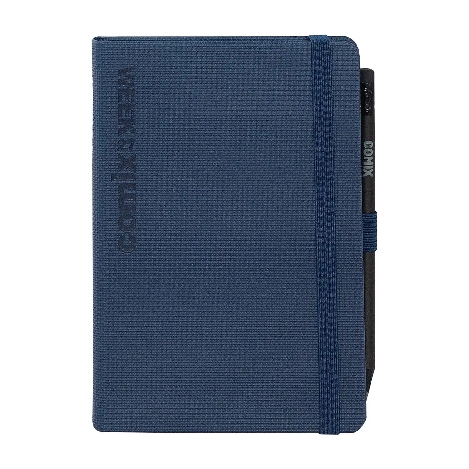 Agenda Comix 12 Mesi Settimanale Medium Blu Texture 2027 - agende