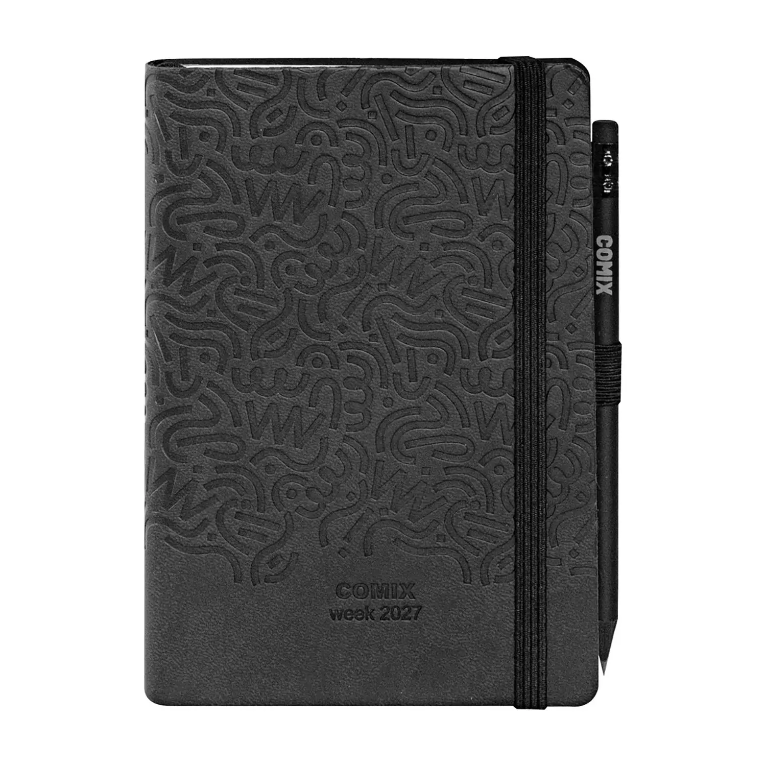 Agenda Comix Special 12 Mesi Settimanale Medium Nera Sketch 2027 - agende