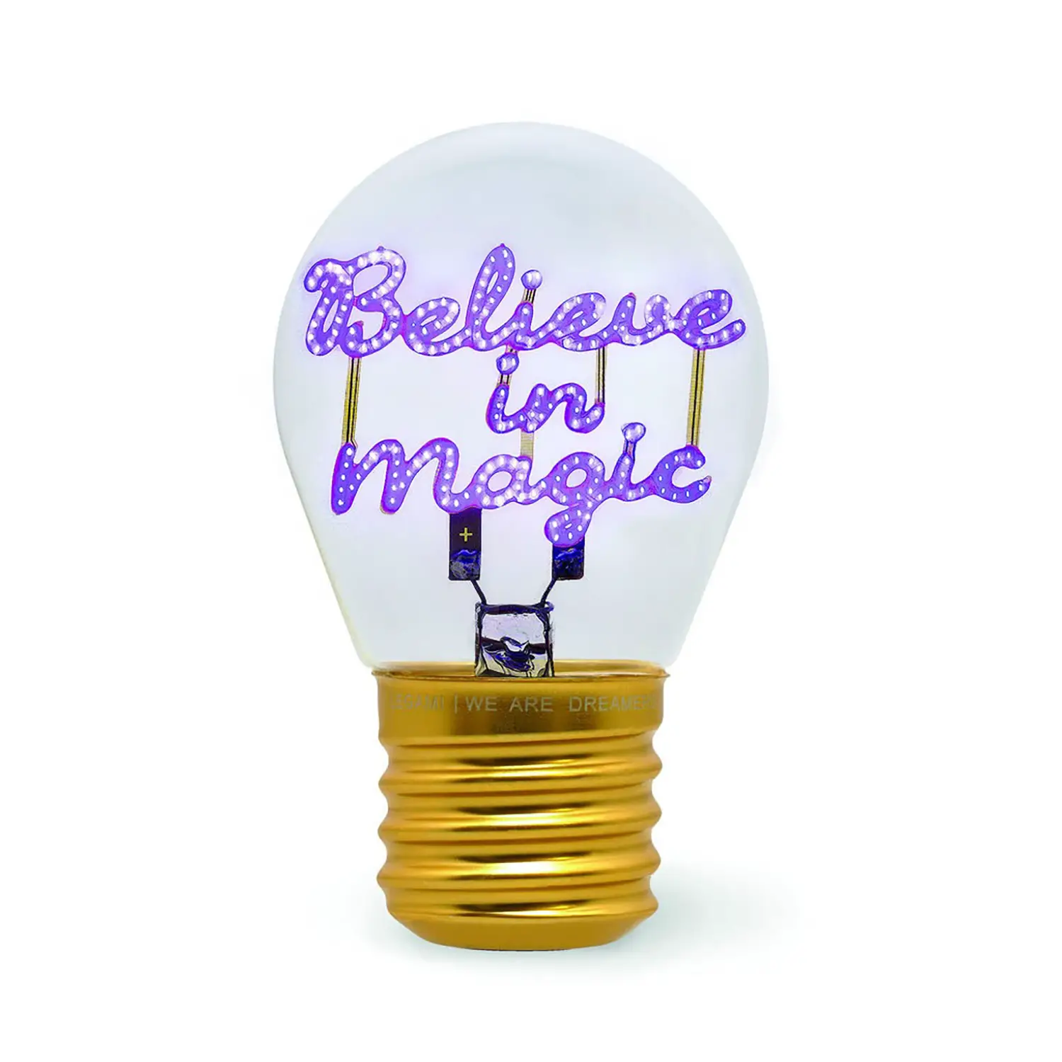 Legami - Bulb Fiction Lampada Da Tavolo A Forma Di Lampadina Believe In Magic - legami
