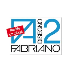 Album da Disegno Fabriano F2 Ruvido 24x33 cm – Carta Ruvida per Disegno Artistico