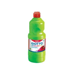 Tempera Pronta Extra Quality Giotto – Flacone da 1000 ml • Verde Chiaro