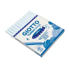 Pennarelli Turbo Maxi Giotto - 12 Pezzi • Blu