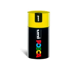 Pennarelli Uni Posca - Punta media 1,8 – 2,5 mm – Gift Box 18 Colori - Tappo Giallo