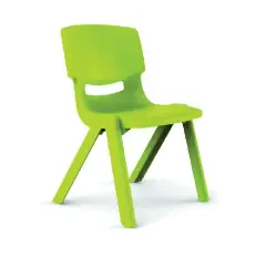 Sedia per Bambini Scuola Infanzia/Primaria - H 35,5 cm - Verde Lime