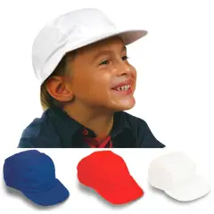 Cappellino con Visiera - Blu – 100% Cotone