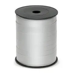 Nastro Regalo Argento – 10 mm x 250 Yard, Polipropilene Arricciabile