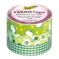 Nastro Decorativo Primavera Verde 3 Rotoli 15mm. x 4mt