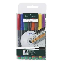 Pennarelli Multimark Faber-Castell – Punta Fine Astuccio da 8 Colori