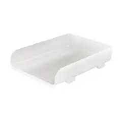 Portacorrispondenza MyDesk Bianco – Vassoio Scrivania per Documenti e Corrispondenza