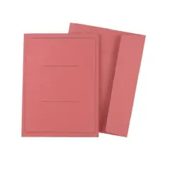 Cartella Pannosa 3 Lembi con Stampa 180gr Rosso