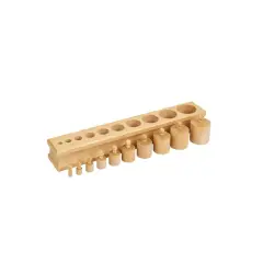 Incastro Solidi Montessori – Blocco 1 (Materiale dei Cilindri)