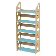 Modulo Libreria Alta cm 168 - Azzurro