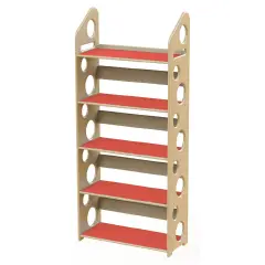 Modulo Libreria Alta cm 168 - Lampone