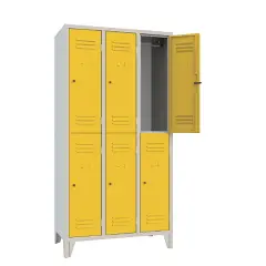 Armadio Casellario Classic 6 Posti Ante Giallo - Conforme CAM