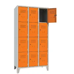 Armadio Casellario Classic 12 Posti Ante Arancio - Conforme CAM