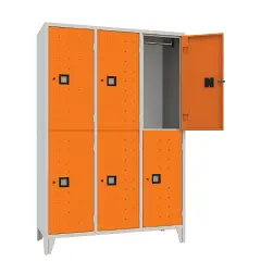 Armadio Casellario Quadro 6 Posti Ante Arancio- Conforme CAM