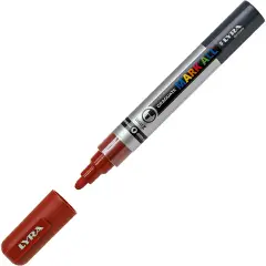 Pennarello Lyra Graduate Mark All - Punta 2 mm - Marrone