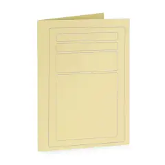 Cartella Per Atti Leggera Con Stampa Giallo