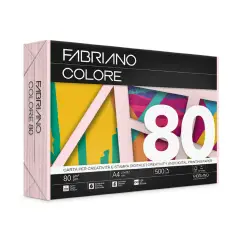 Carta Per Fotocopie Fabriano Colore 80 Gr/mq A4 Rosa Risma 500 Fogli