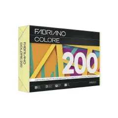 Carta Per Fotocopie Fabriano Colore 80 Gr/mq A3 Banana Risma 250 Fogli