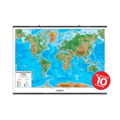 Carta Geografica Planisfero - 10 Pezzi